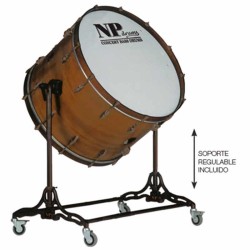 Bombo cámara old 50,8 Ø x 50 cm Miel con soporte-NPDrums