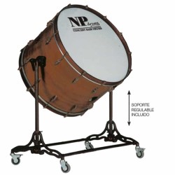 Bombo cámara old 91,4 Ø x 50 cm Miel con soporte-NPDrums