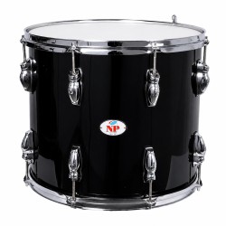 TIMBAL PARADA 45,7 Ø X 34 CM NEGRO AROS METÁLICOS