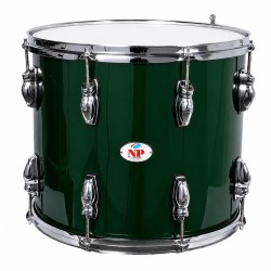 TIMBAL PARADA 45,7 Ø X 40 CM VERDE AROS METÁLICOS