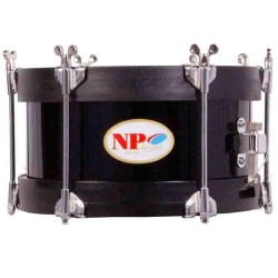CHILDREN'S BROTHERHOOD DRUM 10" X 11 CM BLACK RINGS PLAIN BLACK