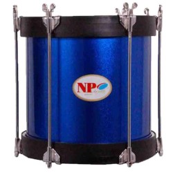 CHILDREN'S BROTHERHOOD TIMPANI 25.4 Ø X 21 CM BLUE PLAIN BLACK HOOPS