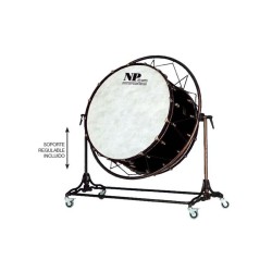 Bombo de Concierto old 81,3 Ø X 50 cm rojo vino con soporte-NPdrums