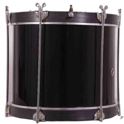 TIMBALES IRMANDADE INFANTIL 30,5 Ø X 25 CM ANÉIS PRETOS PRETO