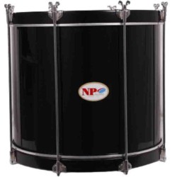 TIMBAL COFRADÍA REGLAMENTO 40,6 Ø X 34 CM NEGRO AROS GRAFITO LISO