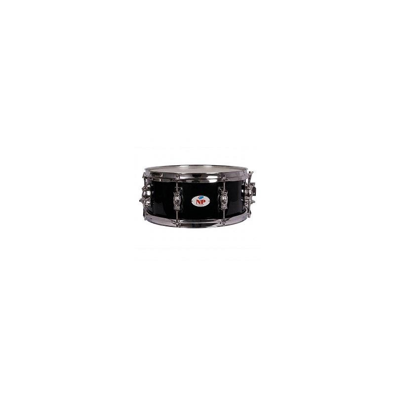 TAMBOR PARADA 25,4 Ø X 12 CM NEGRO AROS METÁLICOS