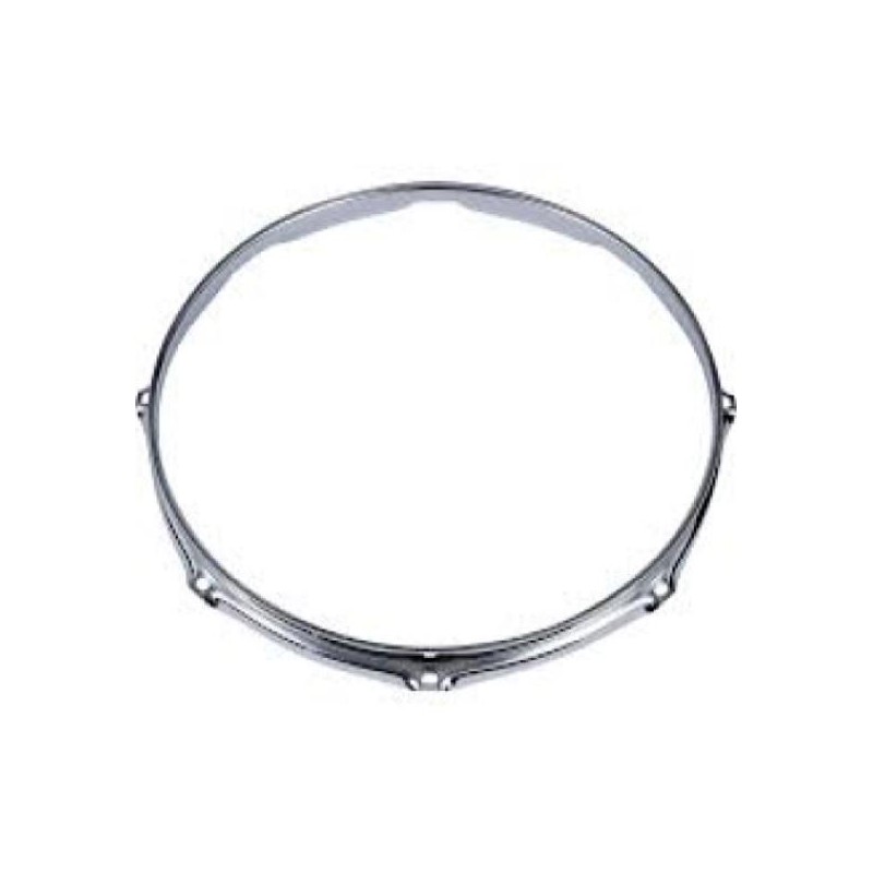ANNEAU MÉTALLIQUE À TRIPLE BRIDE 35,6 Ø X 1,6 MM 8 DIVISIONS CHROME BATTEUR