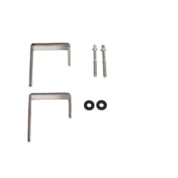 SUPPORT BOÎTE CHINOISE U CROME PACK DE 2