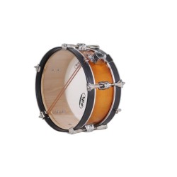 TAMBOR MINI SAYÓN NIÑOS CROME 30,5 Ø X 12 CM MIEL AROS GRAFITO NEGRO