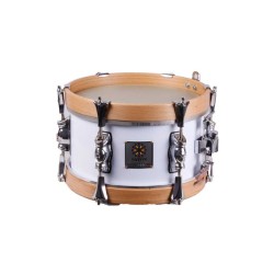 Holen Sie sich die Leidenschaft der South Crome Drum 10" X 14 cm weiß-NPDrums