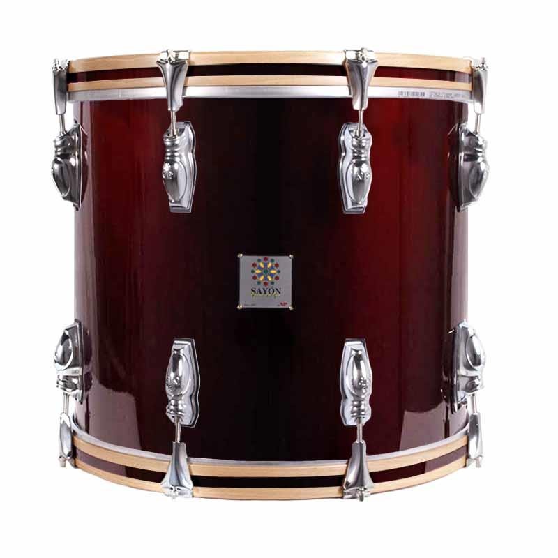 Buy the Timbal Pasión del Sur crome 40,6 Ø X 34 cm wine red-NPDrums