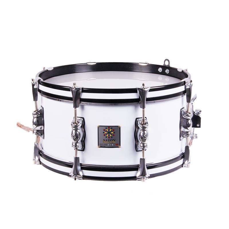 Holen Sie sich die Leidenschaft der Süd-Crome-Trommel 35,6 Ø X 16 cm weiß-NPDrums