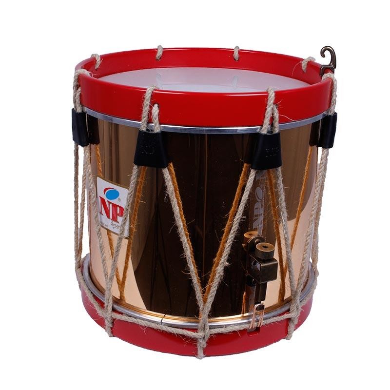 Tambor Navarro Cuerdas 10" X 22 cm Pintado/Lacado.