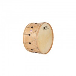 BOMBO TAMBORRADA 60,9 Ø X 30 CM NATURAL AROS NATURALES