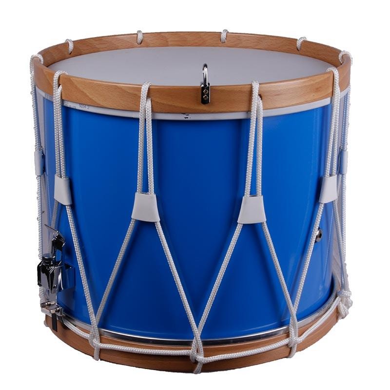 CORDA DE TAMBOR GRANADEIRO 38,1 Ø X 30 CM AROS AZUIS BURACOS NATURAIS