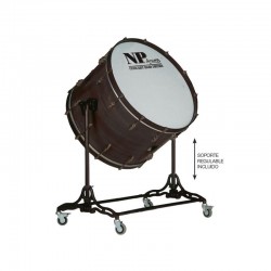 Bombo cámara old 91,4 Ø x 50 cm Azabache con soporte-NPDrums