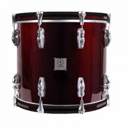 Compra el Timbal Pasión del Sur crome 40,6 Ø X 34 cm rojo vino con aros nogal-NPDrums