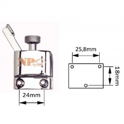Alavanca de laço do logotipo NP Chrome.