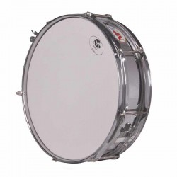 Prueba nuestra caja de banda 35,6 Ø X 09 cm madera en plata-NPDrums