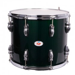 TIMBAL PARADA 40,6 Ø X 34 CM VERDE AROS METÁLICOS