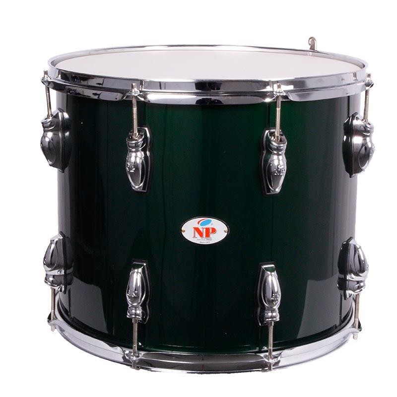 STANDING TIMPANI 40.6 Ø X 34 CM GREEN METAL RINGS