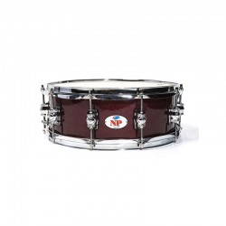 CAIXA TWIN CROME 35,6 Ø X 13 CM RED SPARCKLE ANÉIS DE METAL