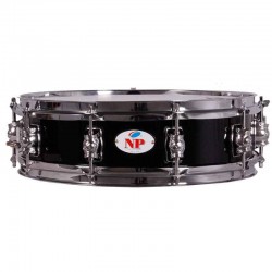 CAJA BATERIA GREAT FORRADA 35,6 Ø X 10 CM NEGRO AROS METÁLICOS 