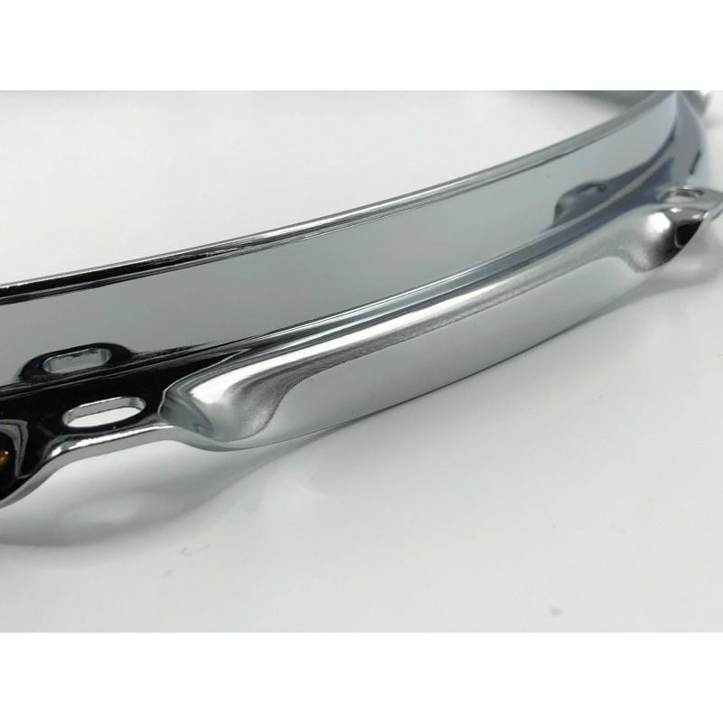 METAL RING TRIPLE FLANGE 45.7 Ø X 1.6 MM 8 DIVISIONS CROME BEATER