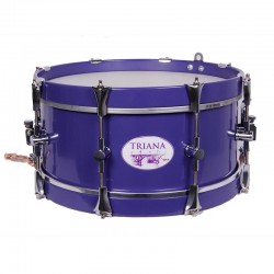 TAMBOR SAYÓN TRIANA CROME 35,6 Ø X 16 CM MORADO AROS MORADO