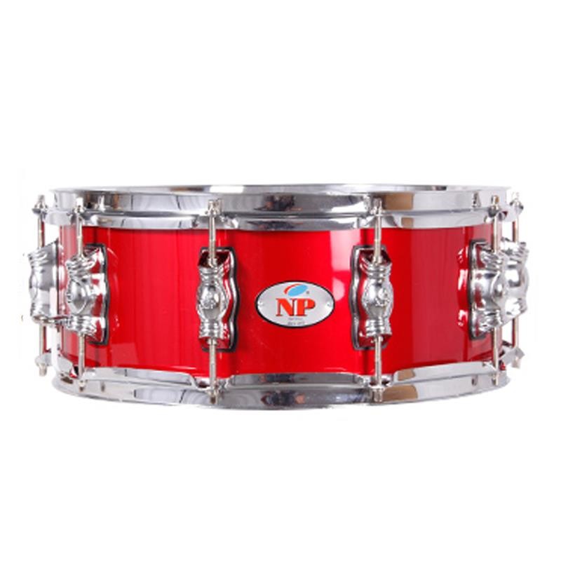 CAJA BATERIA GREAT FORRADA 35,6 Ø X 14 CM ROJO CEREZA AROS METÁLICOS