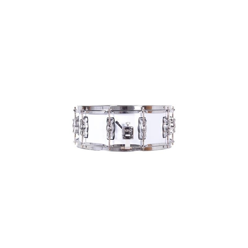 GREAT BATTERY BOX LINED 35.6 Ø X 16 CM WHITE METAL RINGS