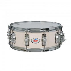 CAJA GREAT MADERA CROME 35,6 Ø X 13 CM COCO AROS METÁLICOS 