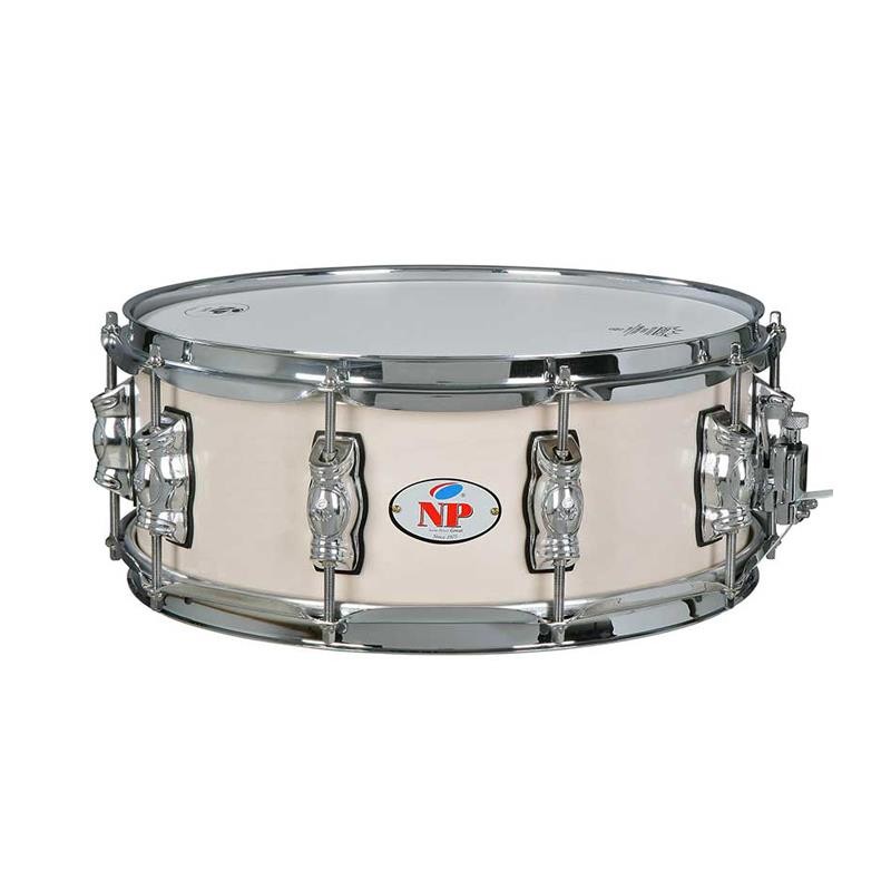 GRANDE BOÎTE EN BOIS DE CROME 35,6 Ø X 13 CM CRÉOLES EN MÉTAL COCO