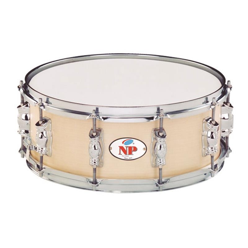 GREAT CROME WOOD BOX 14" Ø X 14 CM NATURAL METAL HOOPS