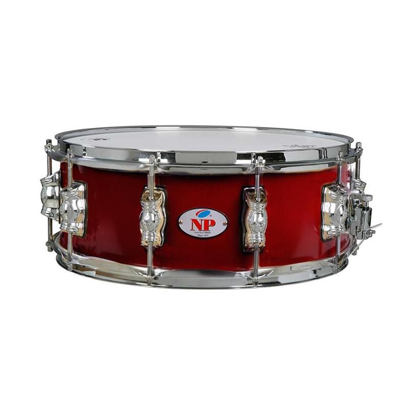 CAJA GREAT MADERA CROME 35,6 Ø X 13 CM CAOBA AROS METÁLICOS