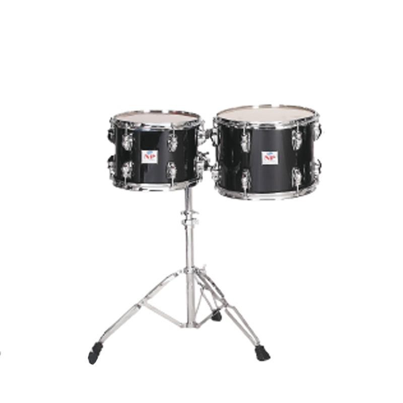 SET TOMS CONCERT 12" & 10" BLACK WITH STAND