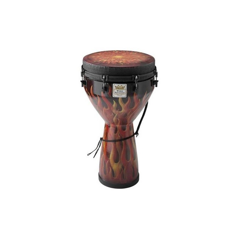 DJEMBE 14"X25"TENSION FLAME