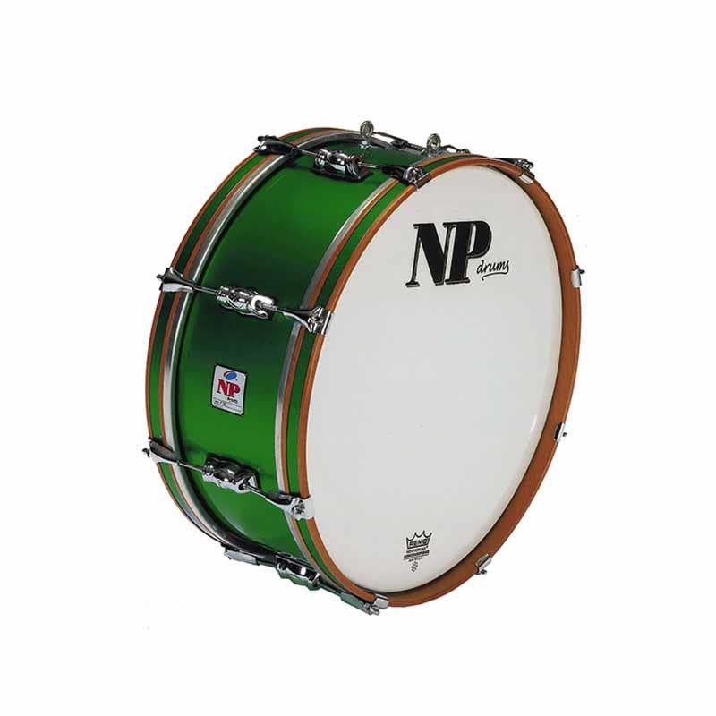 Prueba Nuestro Bombo Standar Cromado 45,7 Ø X 20 cm verde-NPDrums