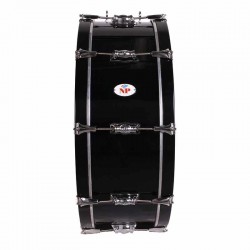 BOMBO MARCHA STANDAR CROME 66,1 Ø X 20 CM NEGRO AROS GRAFITO LISO