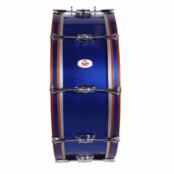 BOMBO MARCHA STANDAR CROME 66,1 Ø X 20 CM AZUL AROS MIEL RANURA