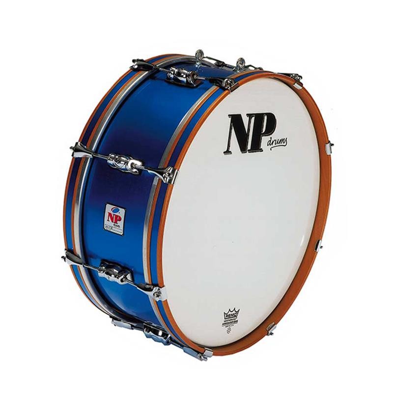 Prueba Nuestro Bombo Standar Cromado 50,8 Ø X 20 cm azul-NPDrums
