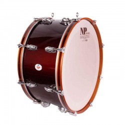Prueba Nuestro Bombo Standar Cromado 50,8 Ø X 25 cm rojo vino-NPDrums