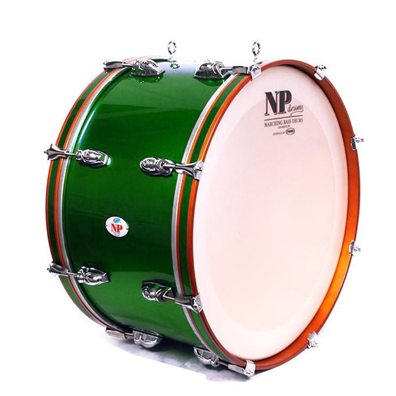 Prueba Nuestro Bombo Standar Cromado 50,8 Ø X 35 cm verde-NPDrums