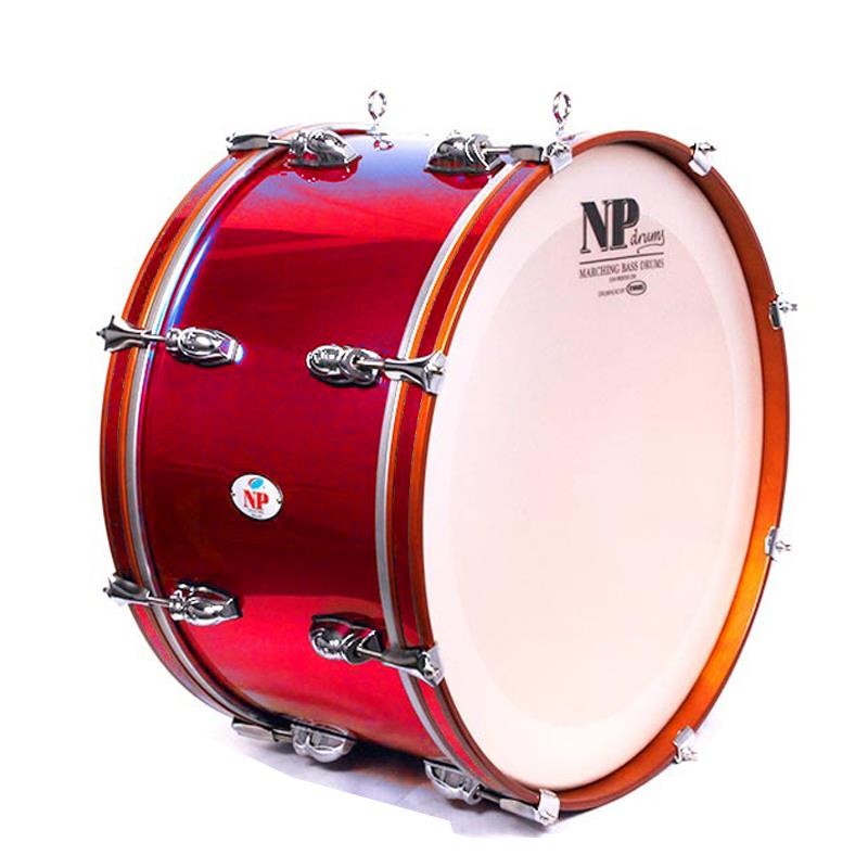 Prueba Nuestro Bombo Standar Cromado 50,8 Ø X 35 cm rojo cereza-NPDrums