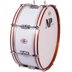 Prueba Nuestro Bombo Standar Cromado 55,9 Ø X 20 cm blanco-NPDrums