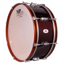 Prueba Nuestro Bombo Standar Cromado 55,9 Ø X 20 cm rojo vino-NPDrums