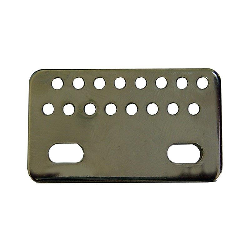 Placa metálica bordon seda crome Pack de 2.