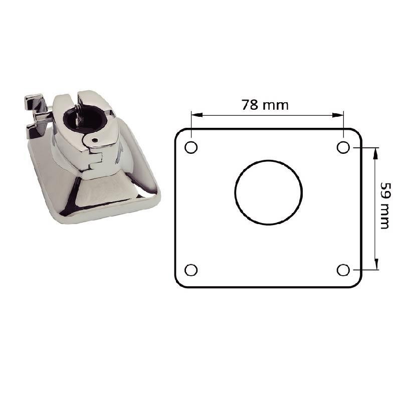 Nova bass drum center console 25.4 MM.