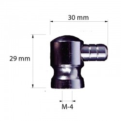 Bolota de alumínio Tambor baixo cromado.