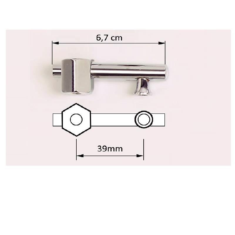 Bellota Desire crome 6,70CM.